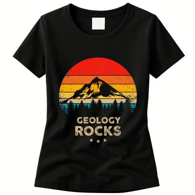 Geology Rocks Funny Geologist Gift Idea Womens T-Shirt