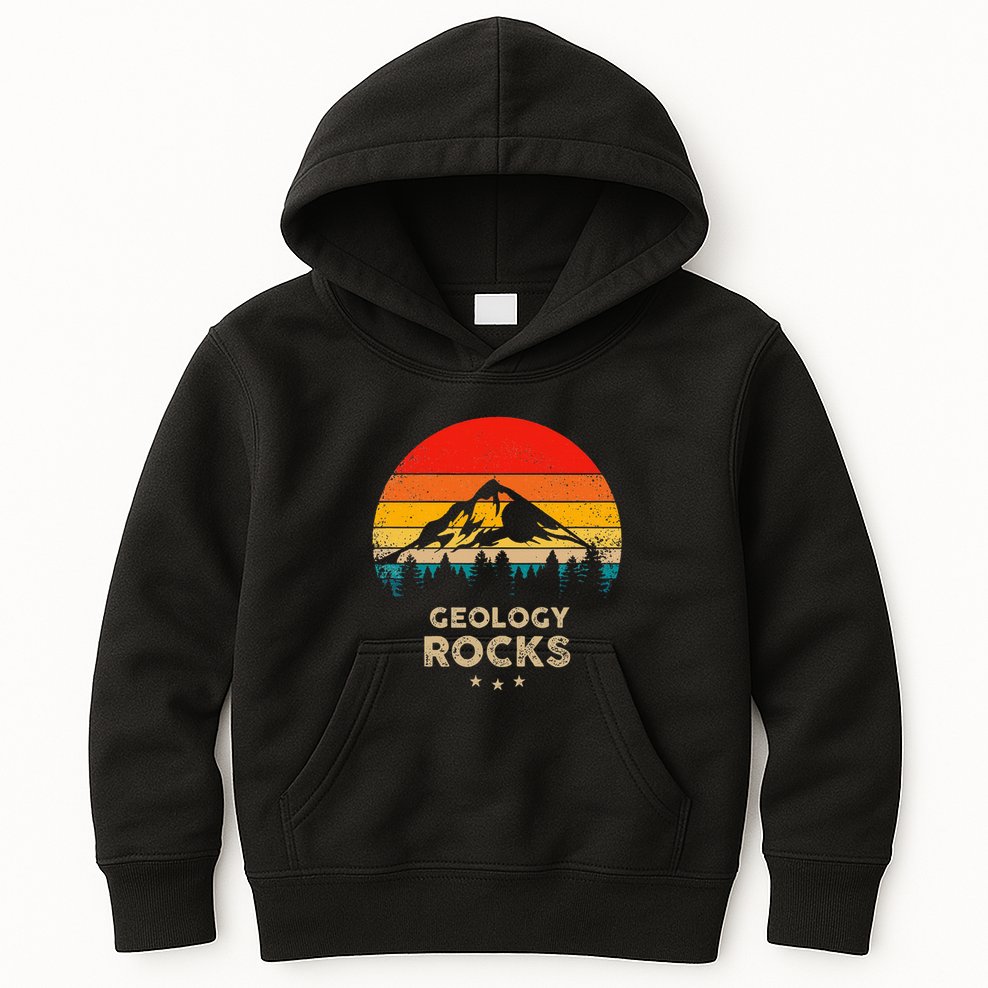 Geology Rocks Funny Geologist Gift Idea Kids Hoodie