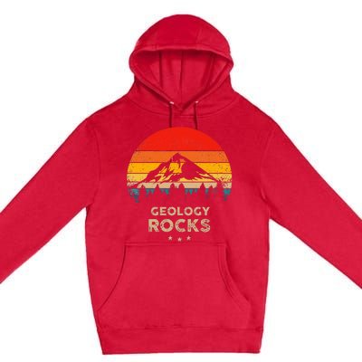 Geology Rocks Funny Geologist Gift Idea Premium Pullover Hoodie