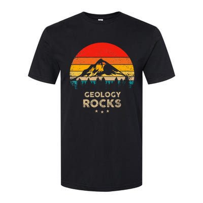 Geology Rocks Funny Geologist Gift Idea Softstyle CVC T-Shirt