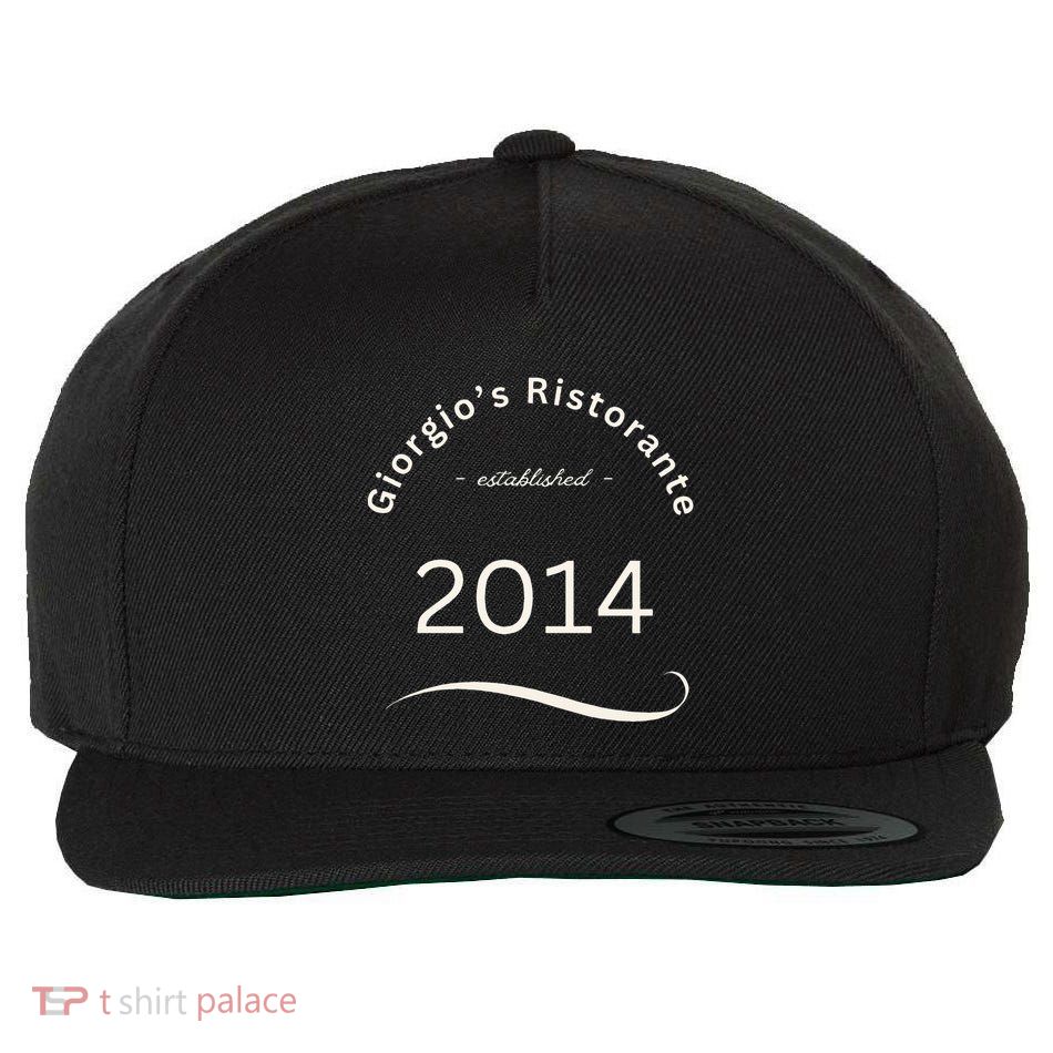 GiorgioS Ristorante Great Food Atmosphere Aura Wool Snapback Cap