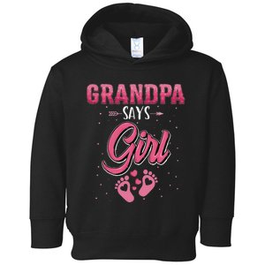 Gender reveal Grandpa dad matching family set Toddler Hoodie