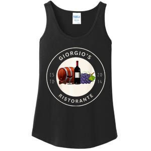 GiorgioS Ristorante Great Food Atmosphere Aura Ladies Essential Tank