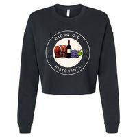 GiorgioS Ristorante Great Food Atmosphere Aura Cropped Pullover Crew