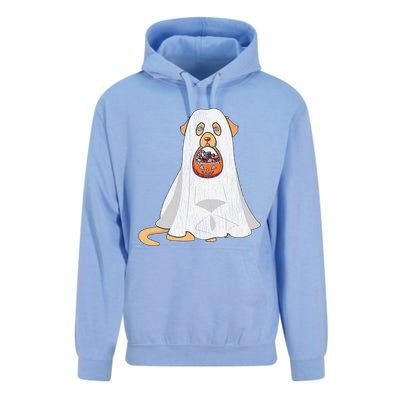 Golden Retriever Ghost Dog Mom Dad Trick Or Treat Halloween Gift Unisex Surf Hoodie