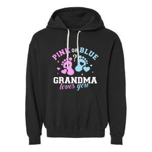 Gender Reveal Grandma Garment-Dyed Fleece Hoodie