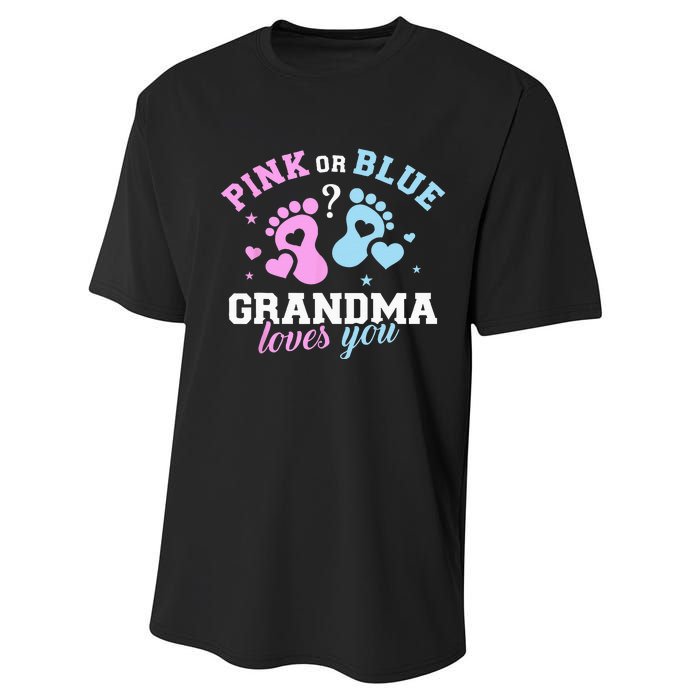 Gender Reveal Grandma Performance Sprint T-Shirt