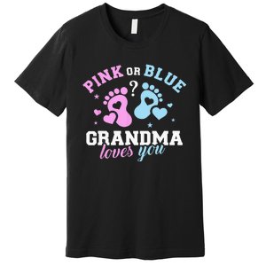 Gender Reveal Grandma Premium T-Shirt