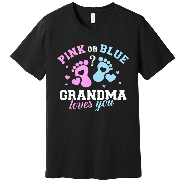 Gender Reveal Grandma Premium T-Shirt