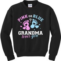 Gender Reveal Grandma Kids Sweatshirt