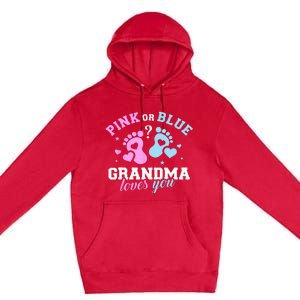 Gender Reveal Grandma Premium Pullover Hoodie