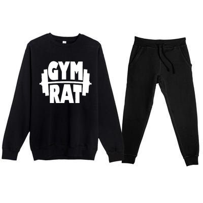 Gym Rat Premium Crewneck Sweatsuit Set