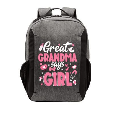 Gender Reveal Great Grandma Says Girl Baby Matching Family Long Sleeve Vector Backpack