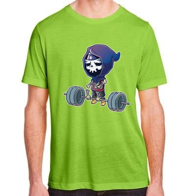 Gym Reaper Grim Reaper Deadlifts Workout Halloween Costume Great Gift Adult ChromaSoft Performance T-Shirt