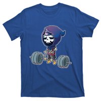 Gym Reaper Grim Reaper Deadlifts Workout Halloween Costume Great Gift T-Shirt