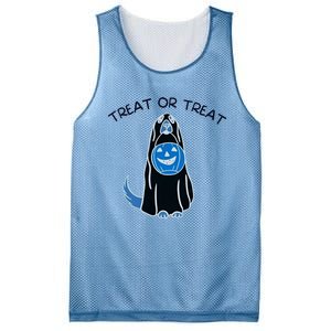 Golden Retriever Ghost Halloween Trick Or Treat Dog Lovers Gift Mesh Reversible Basketball Jersey Tank