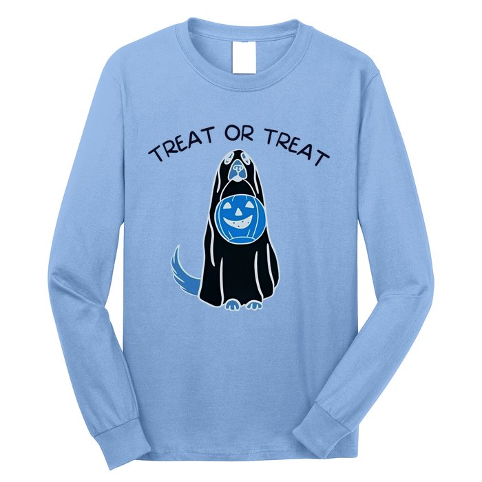 Golden Retriever Ghost Halloween Trick Or Treat Dog Lovers Gift Long Sleeve Shirt