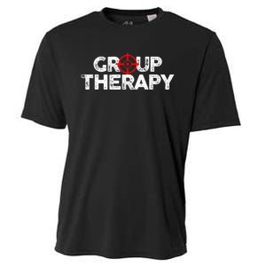 Gun Range Group Therapy Target Shooting Funny Cooling Performance Crew T-Shirt