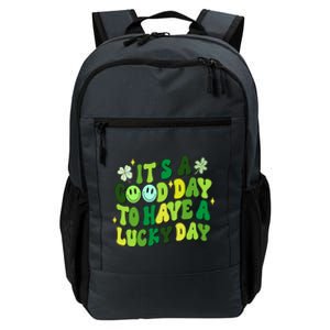 Green Retro Groovy St Patricks Day Party funny Daily Commute Backpack