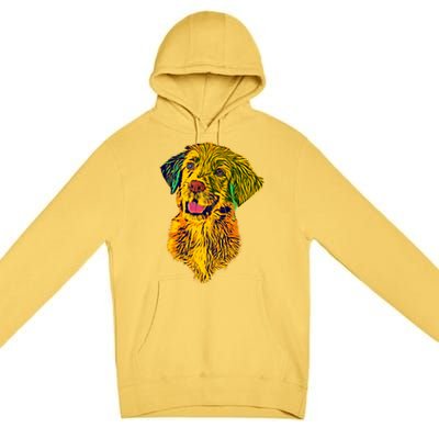 Golden Retriever Gorgeous Pet Dog Lover Gift Premium Pullover Hoodie