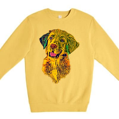 Golden Retriever Gorgeous Pet Dog Lover Gift Premium Crewneck Sweatshirt