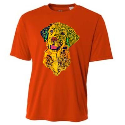 Golden Retriever Gorgeous Pet Dog Lover Gift Cooling Performance Crew T-Shirt