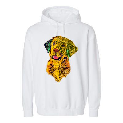 Golden Retriever Gorgeous Pet Dog Lover Gift Garment-Dyed Fleece Hoodie