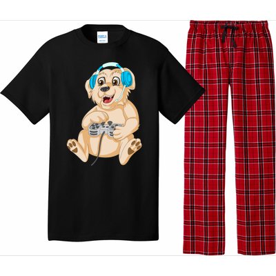 Golden Retriver Gamer Pajama Set