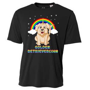 Golden Retriver Golden Retrivercorn Cooling Performance Crew T-Shirt