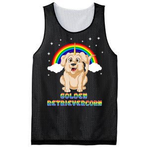 Golden Retriver Golden Retrivercorn Mesh Reversible Basketball Jersey Tank