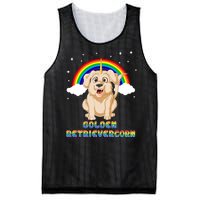 Golden Retriver Golden Retrivercorn Mesh Reversible Basketball Jersey Tank