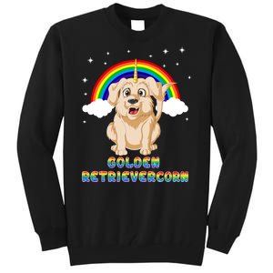 Golden Retriver Golden Retrivercorn Tall Sweatshirt