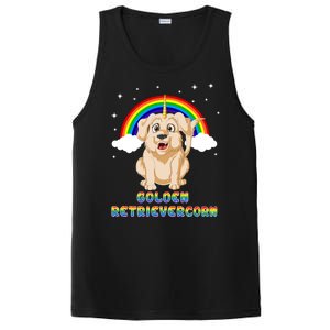 Golden Retriver Golden Retrivercorn PosiCharge Competitor Tank