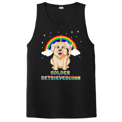 Golden Retriver Golden Retrivercorn PosiCharge Competitor Tank