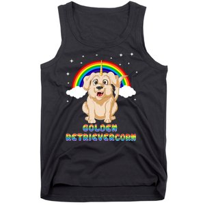 Golden Retriver Golden Retrivercorn Tank Top