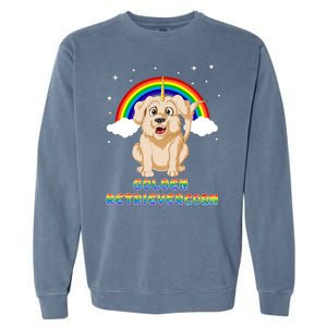 Golden Retriver Golden Retrivercorn Garment-Dyed Sweatshirt