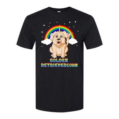 Golden Retriver Golden Retrivercorn Softstyle CVC T-Shirt