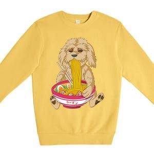 Goldendoodle Ramen Premium Crewneck Sweatshirt