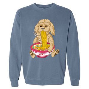 Goldendoodle Ramen Garment-Dyed Sweatshirt