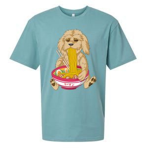 Goldendoodle Ramen Sueded Cloud Jersey T-Shirt