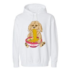 Goldendoodle Ramen Garment-Dyed Fleece Hoodie