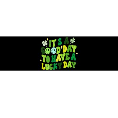 Green Retro Groovy St Patricks Day Party funny Bumper Sticker