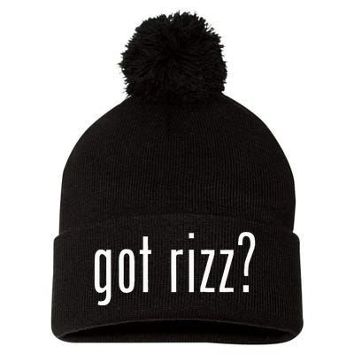 Got Rizz Pom Pom 12in Knit Beanie