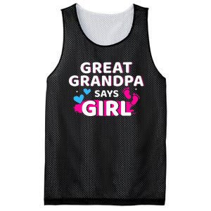 Gender reveal great grandpa says matching baby party Mesh Reversible Basketball Jersey Tank