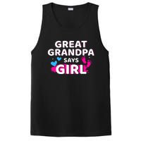 Gender reveal great grandpa says matching baby party PosiCharge Competitor Tank