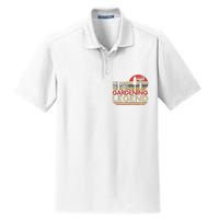 Gardener Retirement Gift The Man Myth Retired Gardening Legend Dry Zone Grid Polo