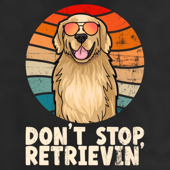 Golden Retriever Gift Dont Stop Retrievin Tee Golden Meaningful Gift Adult Drive Performance Visor