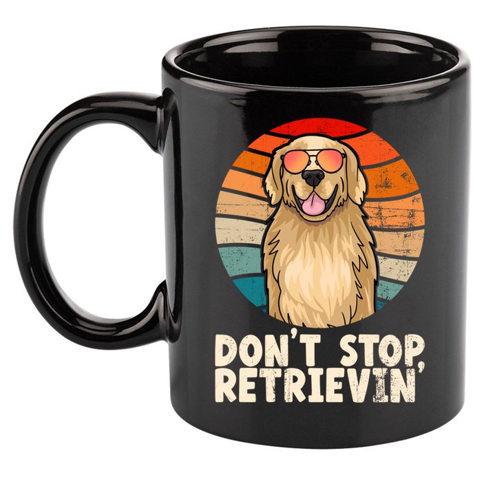 Golden Retriever Gift Dont Stop Retrievin Tee Golden Meaningful Gift 11oz C Handle Ceramic Mug