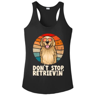 Golden Retriever Gift Dont Stop Retrievin Tee Golden Meaningful Gift Ladies PosiCharge Competitor Racerback Tank
