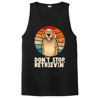 Golden Retriever Gift Dont Stop Retrievin Tee Golden Meaningful Gift PosiCharge Competitor Tank